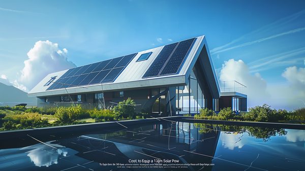 Coût pour équiper une maison de 130 m² en solaire