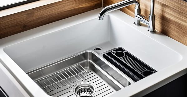 Optimisez votre plan de travail avec un organisateur d'évier écologique