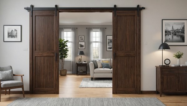 Ajoutez du style à votre espace avec une porte coulissante grand format