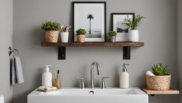 Étagères patères salle de bain : optimisez votre espace avec style